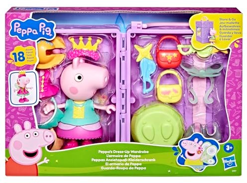 Hasbro Peppa Pig armoire à vêtements avec accessoires et autocollants-2