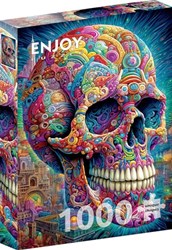 Enjoy Puzzle puzzle 1000 pièces Quirky Skull - jeu éducatif