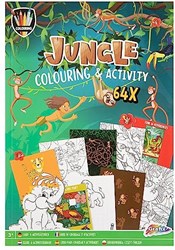 Creative Craft Group livre de coloriage Jungle - cahier d'activités enfants 64 pages