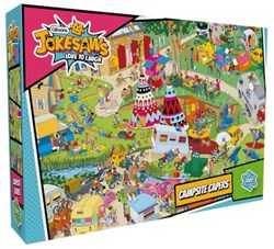 Gibsons legpuzzel Jokesaws Campsite Capers 1000 stukjes kleurrijk