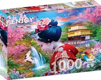 Enjoy Puzzle legpuzzel Geisha-Garten - 1000 stukjes puzzelplezier