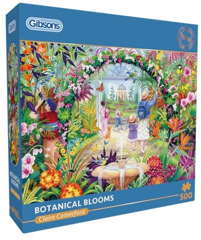 Gibsons puzzle botanique 500 pièces nature fleurs durable