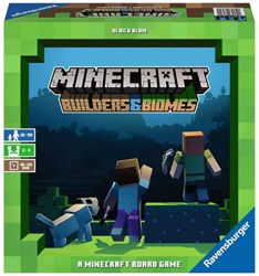Ravensburger jeu de société Minecraft Builders & Biomes aventure