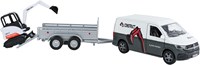 Kids GLOBE Volkswagen speelgoedauto VW Transporter 27cm grijs-2