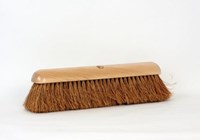 Luva balai de salle fibre de coco laqué 50 cm marron nettoyage