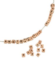 Goki perles alphabet en bois set de 300 perles jouet éducatif-2