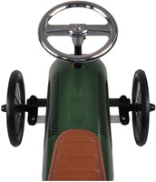 Goki loopauto retro groen - metalen racer voor kinderen-3