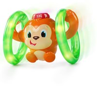 Bright Starts jouet singe roulant avec lumières et sons pour bébés-2