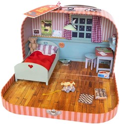 Het Muizenhuis speelgoed koffer slaapkamer - Sam en Julia - To Go
