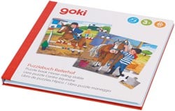 Goki Puzzle book Horse-riding stable