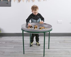 Cosy Diepe Speelbak Grijs - Sensorisch Speelgoed Bak - 69x69cm