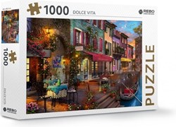 Rebo puzzle 1000 pièces Dolce Vita paysage puzzle en carton