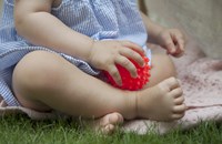 Mom's Care SENSORY TOYS Massage ball in bag - 1 pcs. - red 4