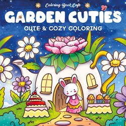 Rebo livre de coloriage Garden cuties pour adultes - Cute & Cozy coloring