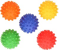 Mom's Care SENSORY TOYS Massage ball in bag - 1 pcs. - red 9