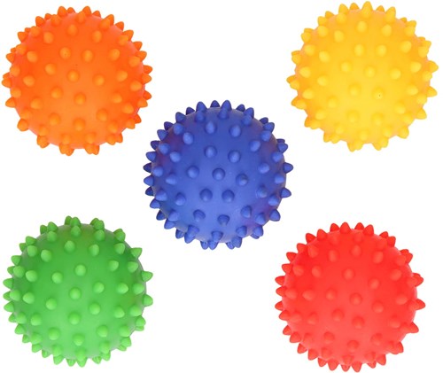Mom's Care SENSORY TOYS Massage ball in bag - 1 pcs. - red 9