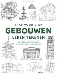 Deltas hobbyboek gebouwen tekenen - stap voor stap architectuur leren