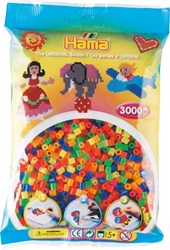 Hama strijkkralen - Neon mix 3000 stuks - Creatief speelgoed