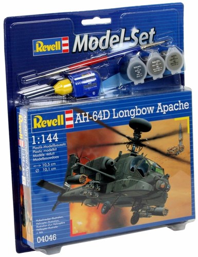Revell hélicoptère maquette AH-64D Longbow Apache - kit de construction échelle 1:144