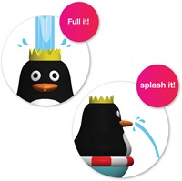 Edushape Jouet de bain Roly Poly Pingouin-2