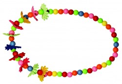 Global Affairs ketting en armband bloemen accessoire kleurrijk sieraden