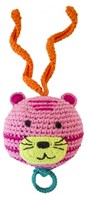 Global Affairs boîte à bijoux boîte à musique tigre rose crochet rangement