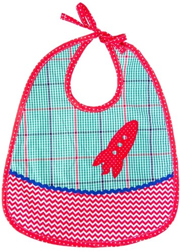 Global Affairs slabbetje badstof set van 4 kleurrijk babyaccessoire-2