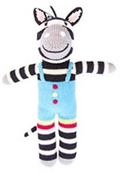 Global Affairs Knuffel gebreid zebra Raf 36 cm