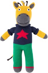 Global Affairs Knuffel gebreid giraf 24 cm