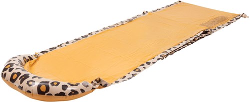 Swim Essentials waterglijbaan beige luipaardprint - opblaasbare sprinkler