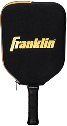 Franklin pickleball racket beschermhoes zwart goud - universele neopreen cover