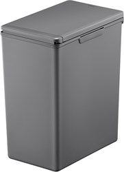 EKO prullenbak Morandi touch 20 liter grijs kunststof modern