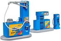 Bruder speelgoed tankstation en autowasstraat accessoire voor voertuigen