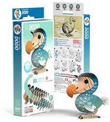 Eugy puzzle 3D Dodo - jouet en carton écologique