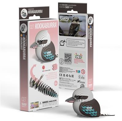 Eugy kit créatif 3D Kookaburra - plaisir de construction pour enfants-3