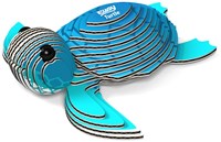 Eugy 3D puzzel schildpad - duurzaam kartonnen bouwpakket dier-2