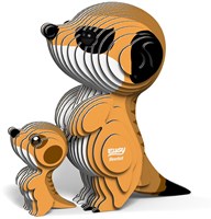 Eugy 3D-puzzel stokstaartje karton kleurrijk dieren speelgoed-2