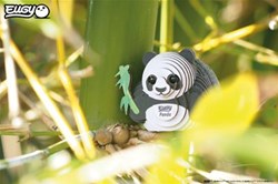 Eugy 3D puzzel - Panda kartonnen bouwpakket dieren speelgoed