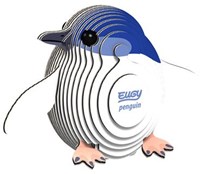 Eugy 3D puzzel - Pinguïn kartonnen bouwpakket speelgoed-3
