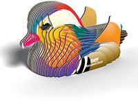 Eugy puzzle 3D Canard mandarin kit créatif animaux en carton-2