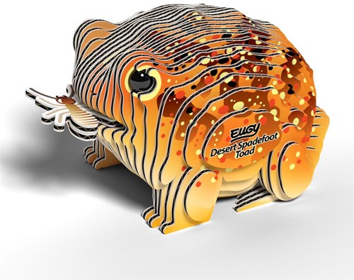 Eugy 3D puzzel - Woestijnpad kartonnen dieren knutselset-2