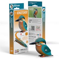 Eugy 3D puzzel ijsvogel - kartonnen bouwpakket voor kinderen