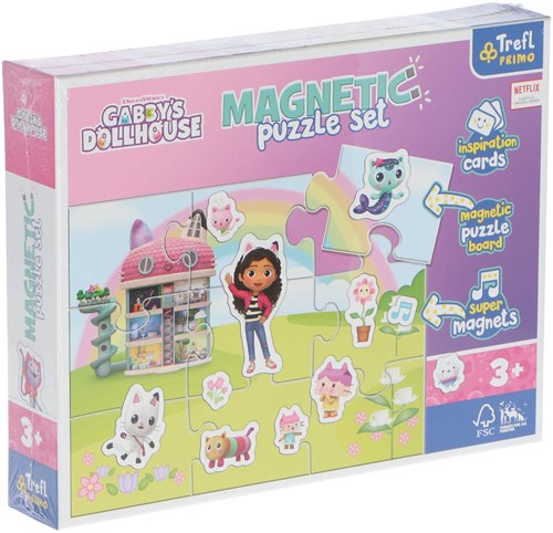 Trefl magnetische puzzel Gabby's Poppenhuis - educatief speelgoed