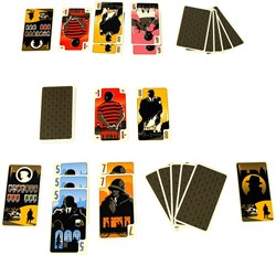 999 Games jeu de cartes District Noir - jeu stratégique pour 2 joueurs
