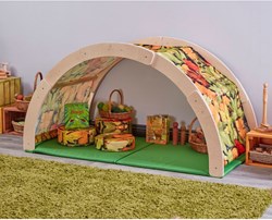 Cosy Rafiki arche housse feuilles accessoire de jeu nature