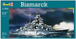 Revell Bismarck maquette navire 1:1200 kit de construction plastique