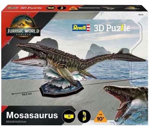 Revell puzzle 3D Jurassic World Mosasaurus coffret de construction 83 pièces