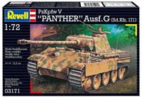 Revell modelbouwpakket Panther tank 1:72 - 124 onderdelen
