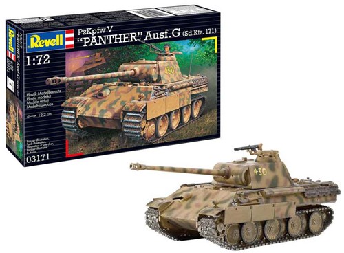 Revell modelbouwpakket Panther tank 1:72 - 124 onderdelen-3