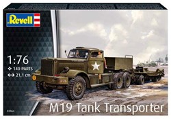 Revell modelbouwpakket M19 tank transporter 1:76 - modelbouw speelgoed